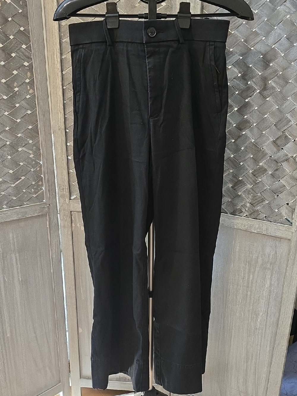 SPANX Black Wide-Leg Pants Medium Petite
